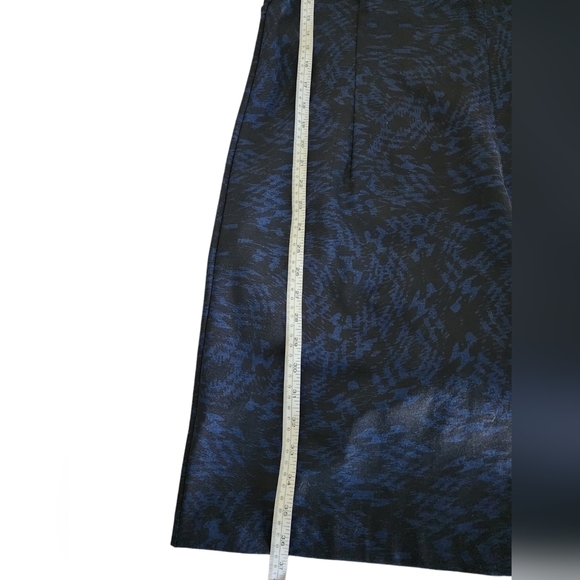 Mario Serrani Dress Black and Blue Formal Dress Size XS - Picture 3 of 8